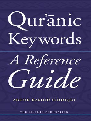 cover image of Qur'anic Keywords